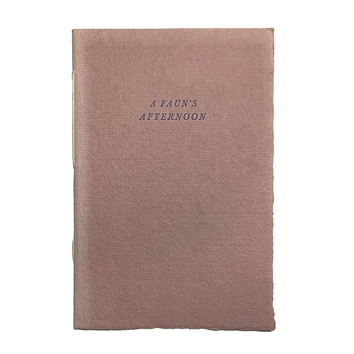 A Faun's Afternoon by Stéphane Mallarmé, signed by translator