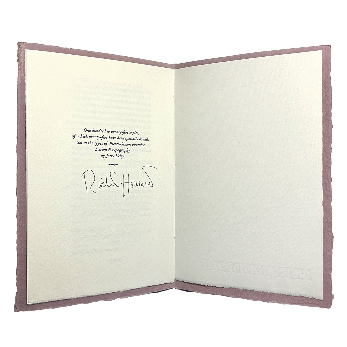 A Faun's Afternoon by Stéphane Mallarmé, signed by translator
