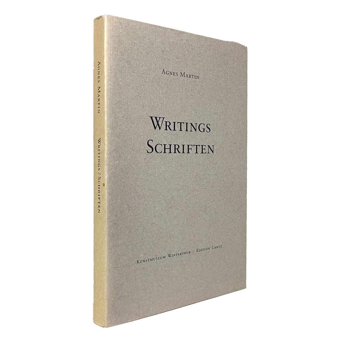 Writings Schriften by Agnes Martin