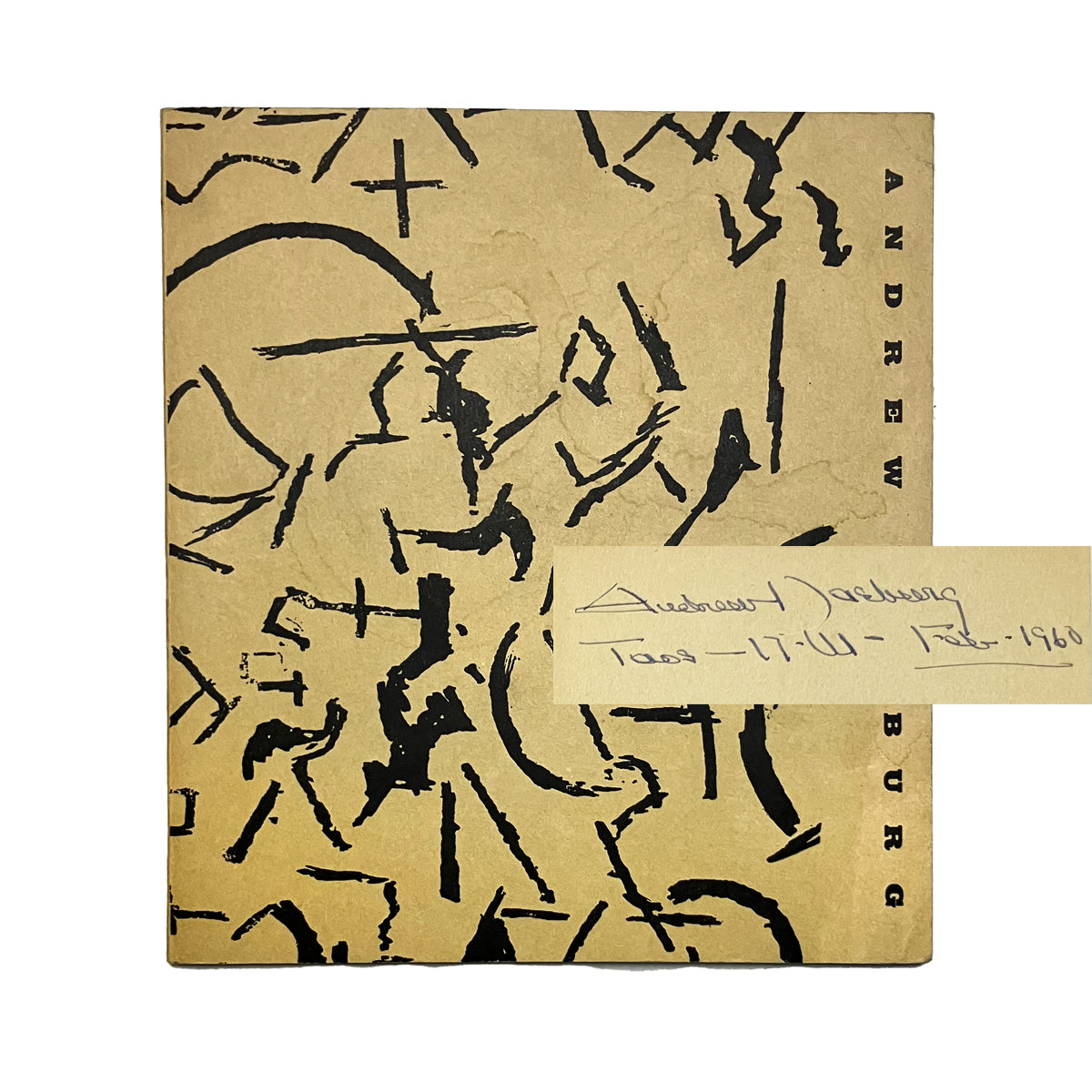Andrew Dasburg by Jerry Bywaters, signed