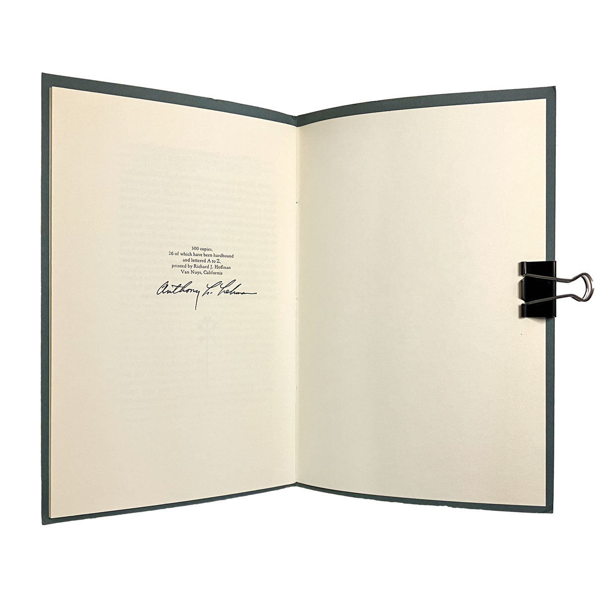 D.H. Lawrence, Idella Purnell and Palms by Anthony L. Lehman, signed