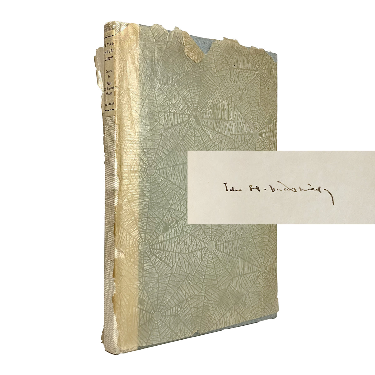 Fatal Interview: Sonnets by Edna St. Vincent Millay, signed