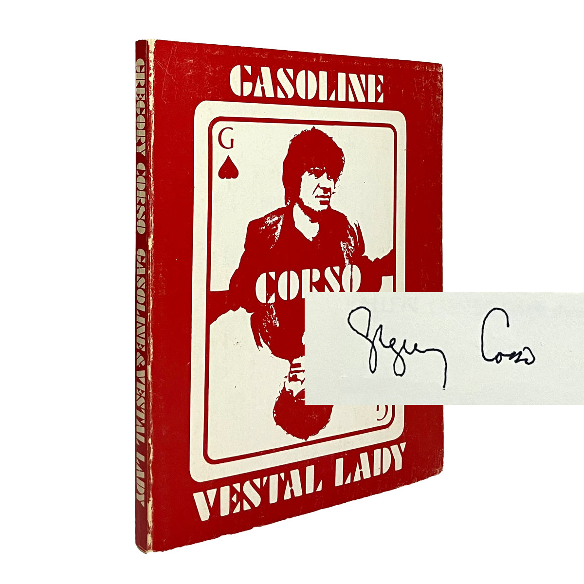 Gasoline by Gregory Corso, signed
