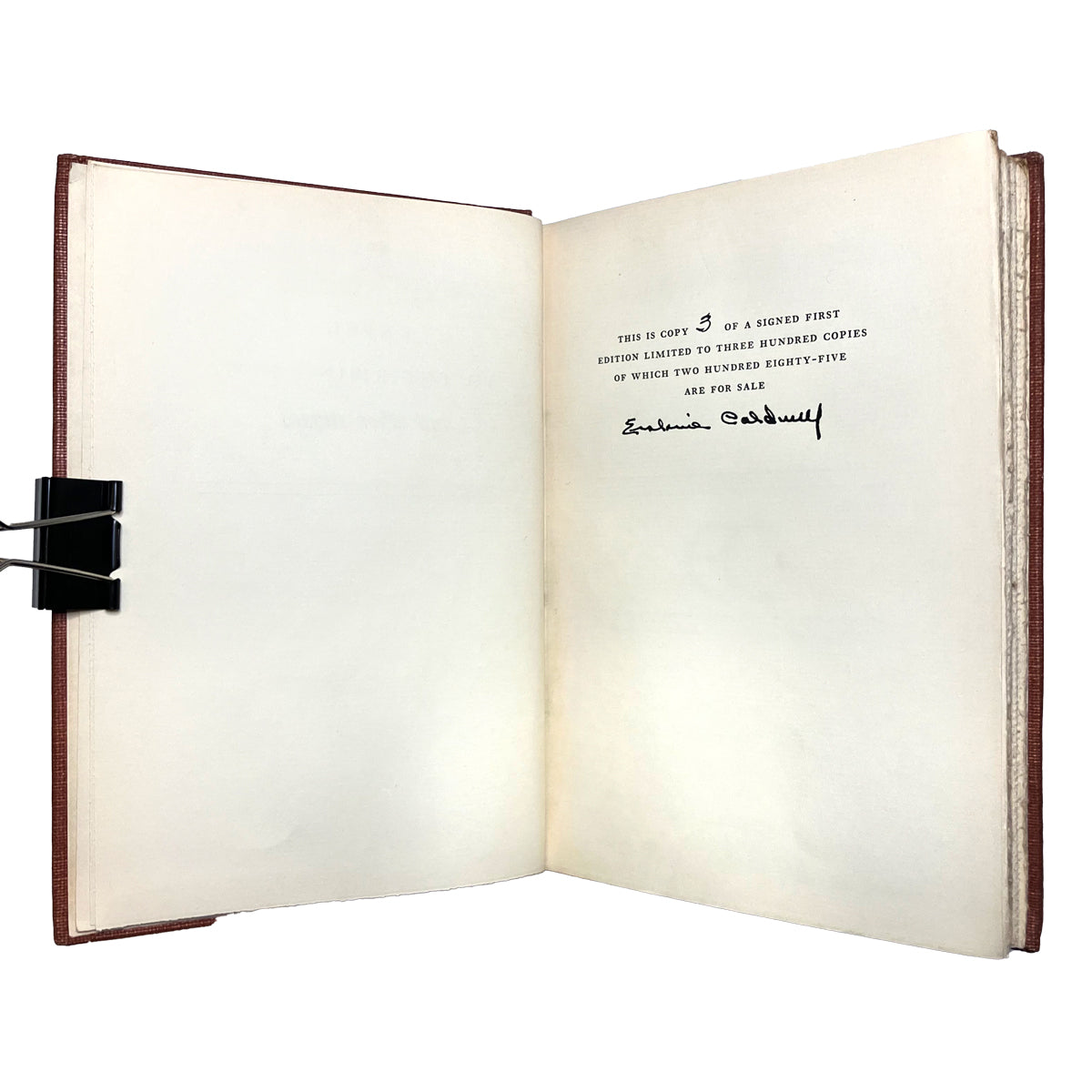 Kneel to the Rising Sun by Erskine Caldwell, signed