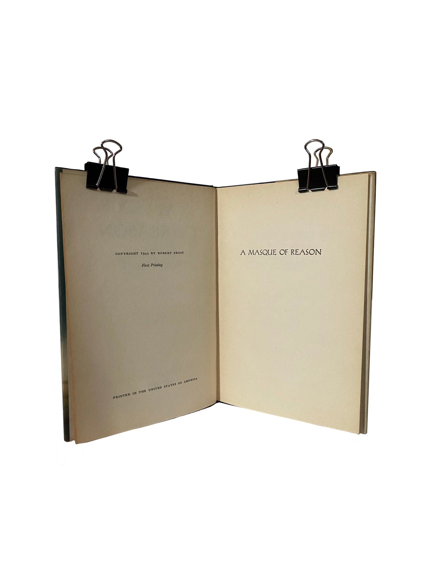 A Masque of Reason by Robert Frost