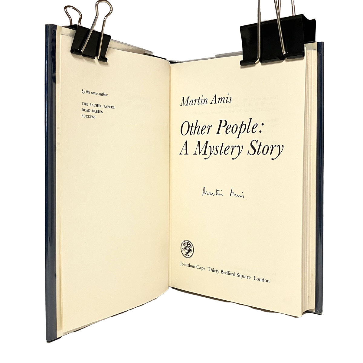 Other People: A Mystery Story by Martin Amis, signed