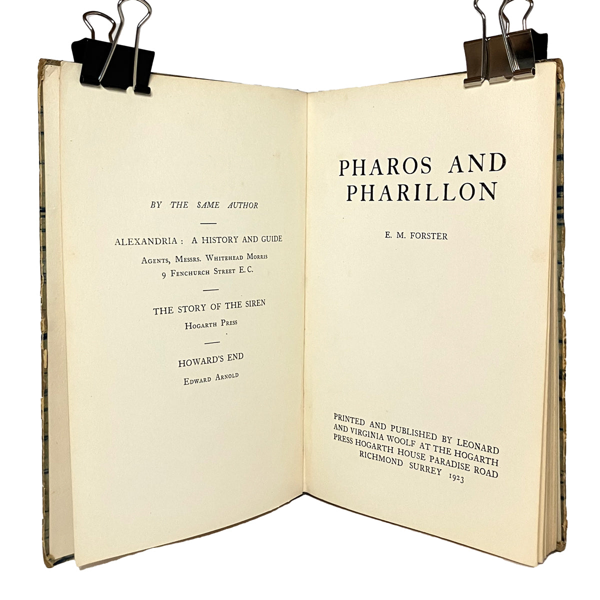 Pharos and Pharillon by E.M. Forster