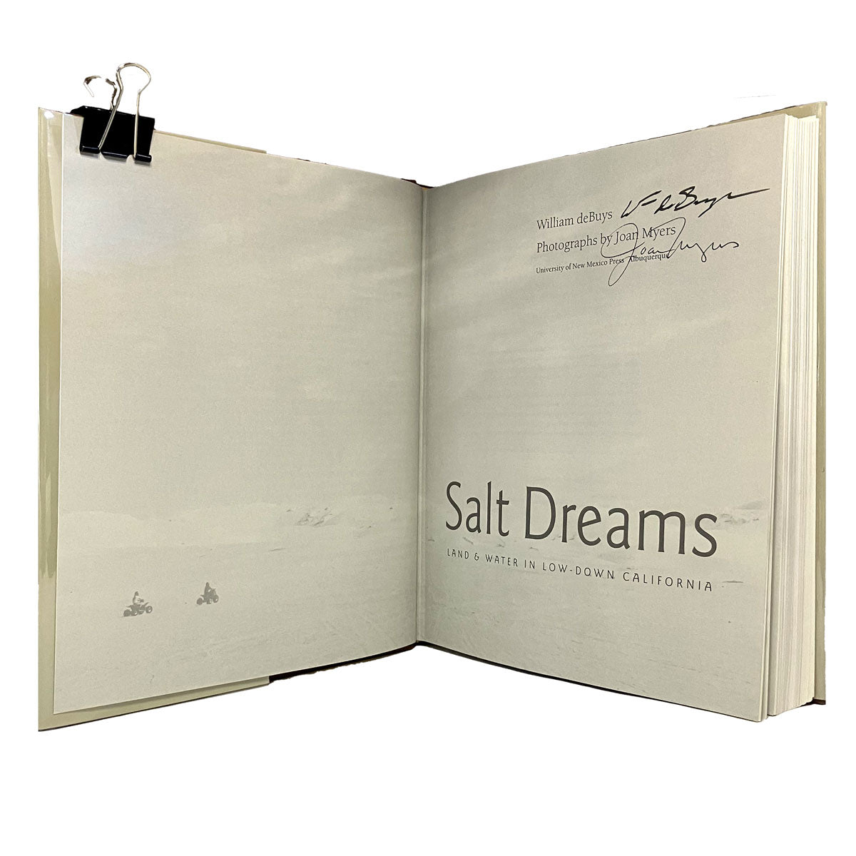 Salt Dreams by William deBuys, signed
