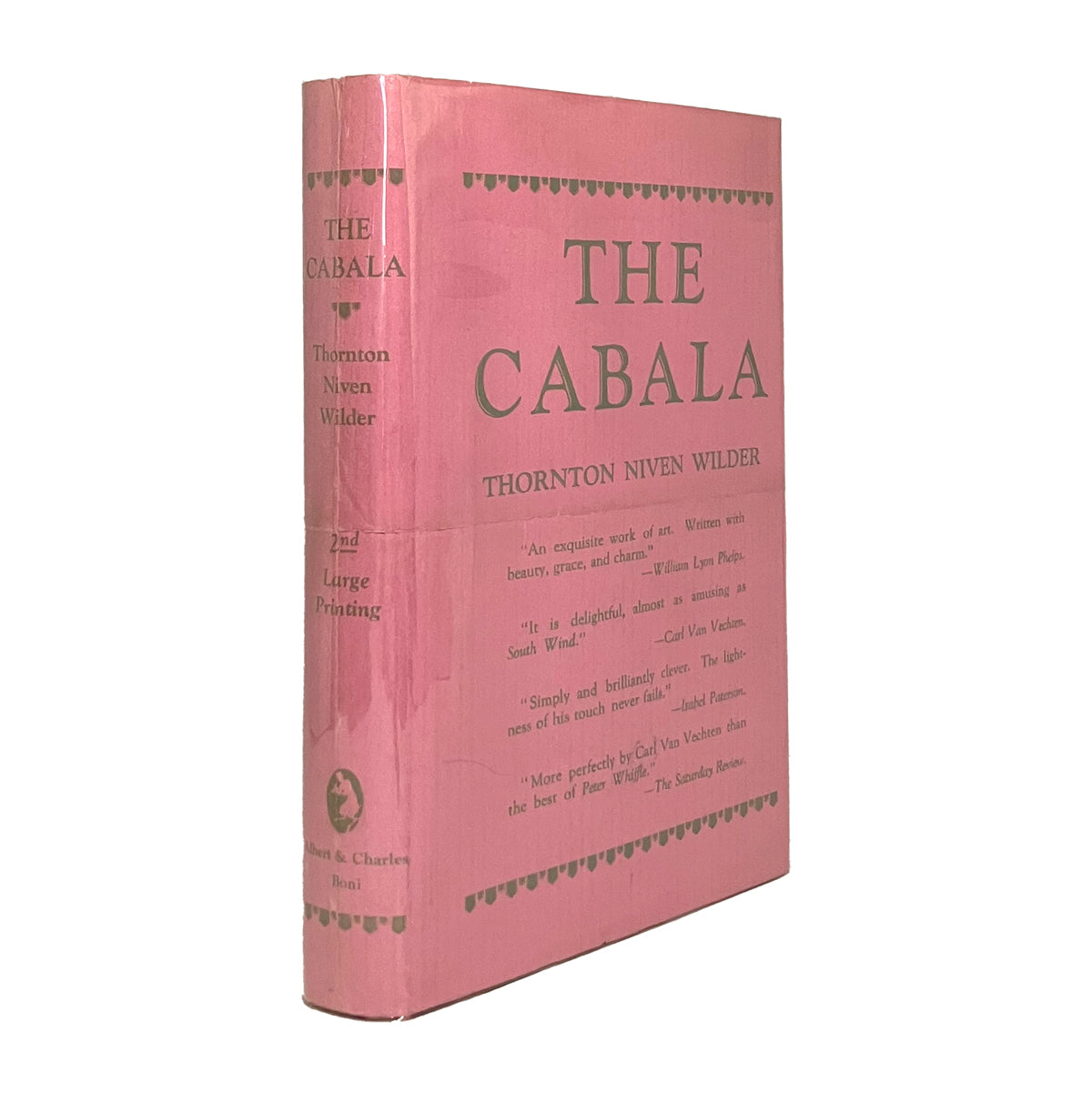 The Cabala by Thornton Wilder