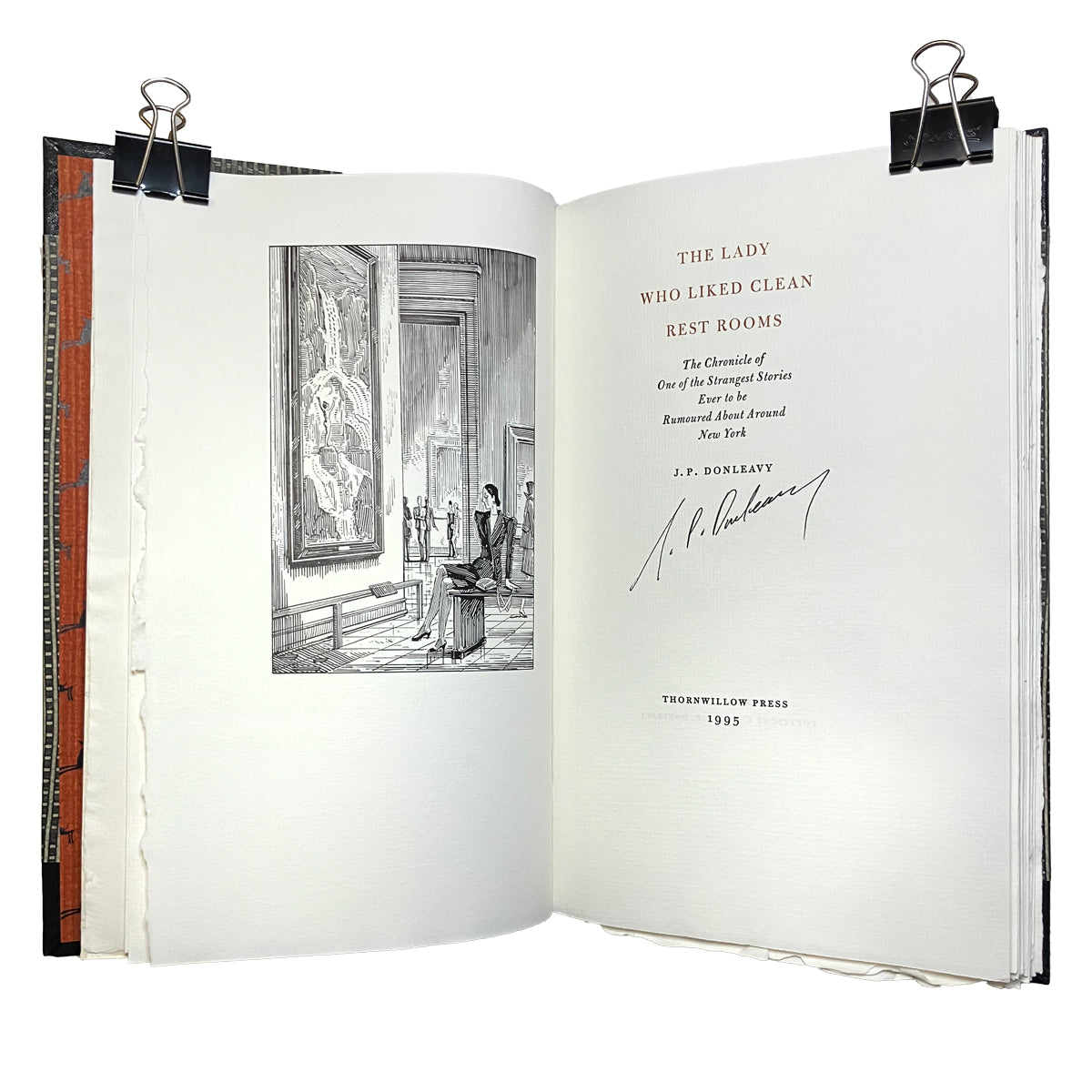 The Lady Who Liked Clean Rest Rooms by J. P. Donleavy, signed