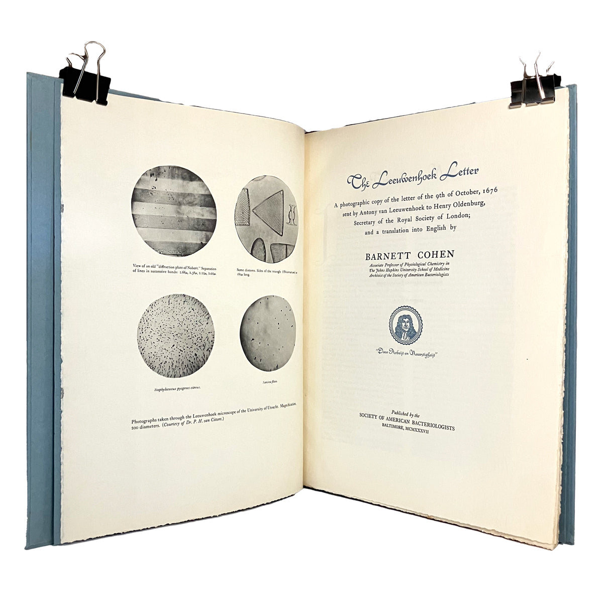The Leeuwenhoek Letter by Leeuwenhoek