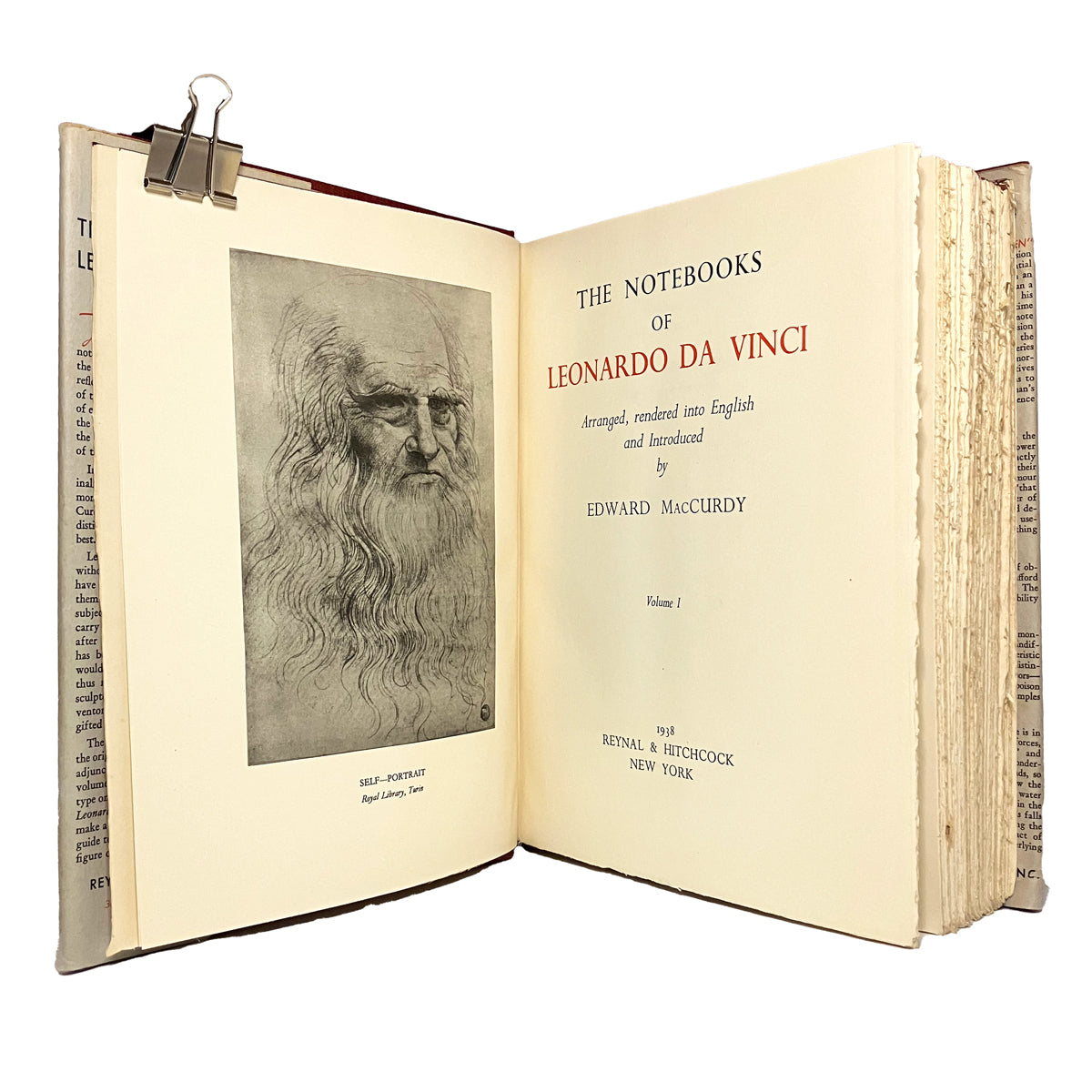 The Notebooks of Leonardo Da Vinci by Edward MacCurdy