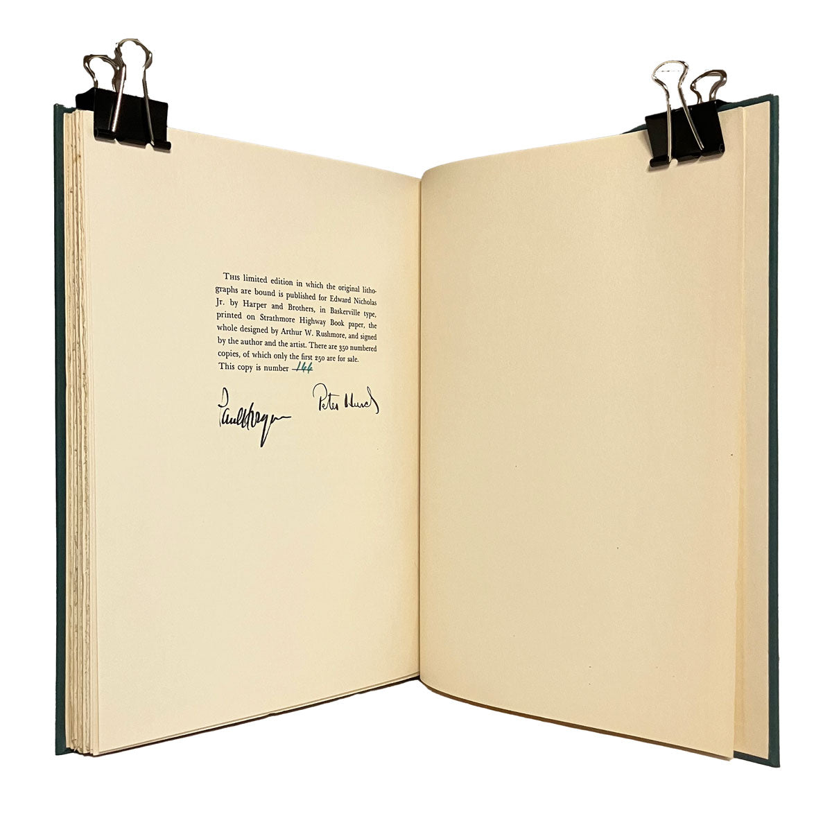 The Return of the Weed by Paul Horgan, signed