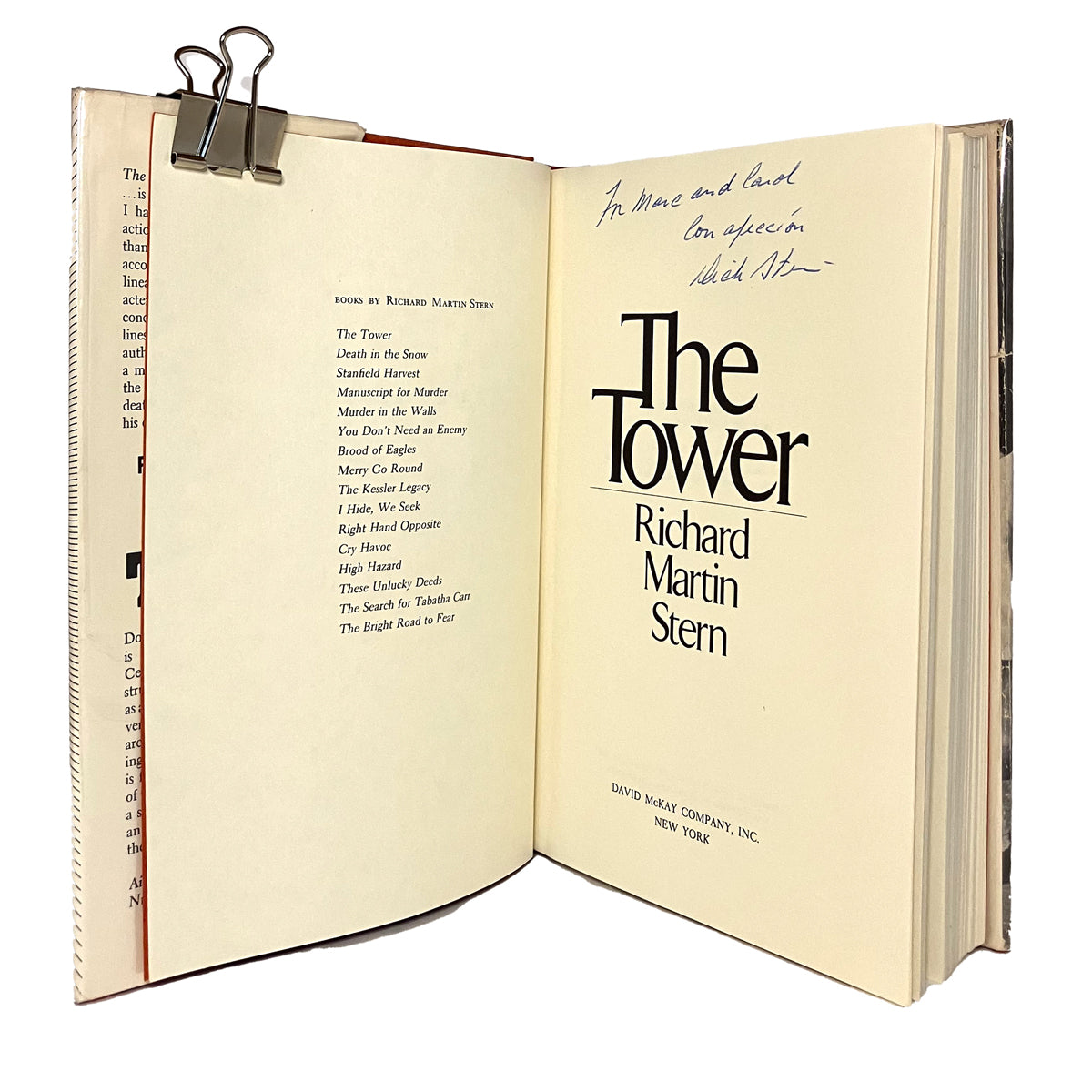 The Tower by Richard Martin Stern, signed