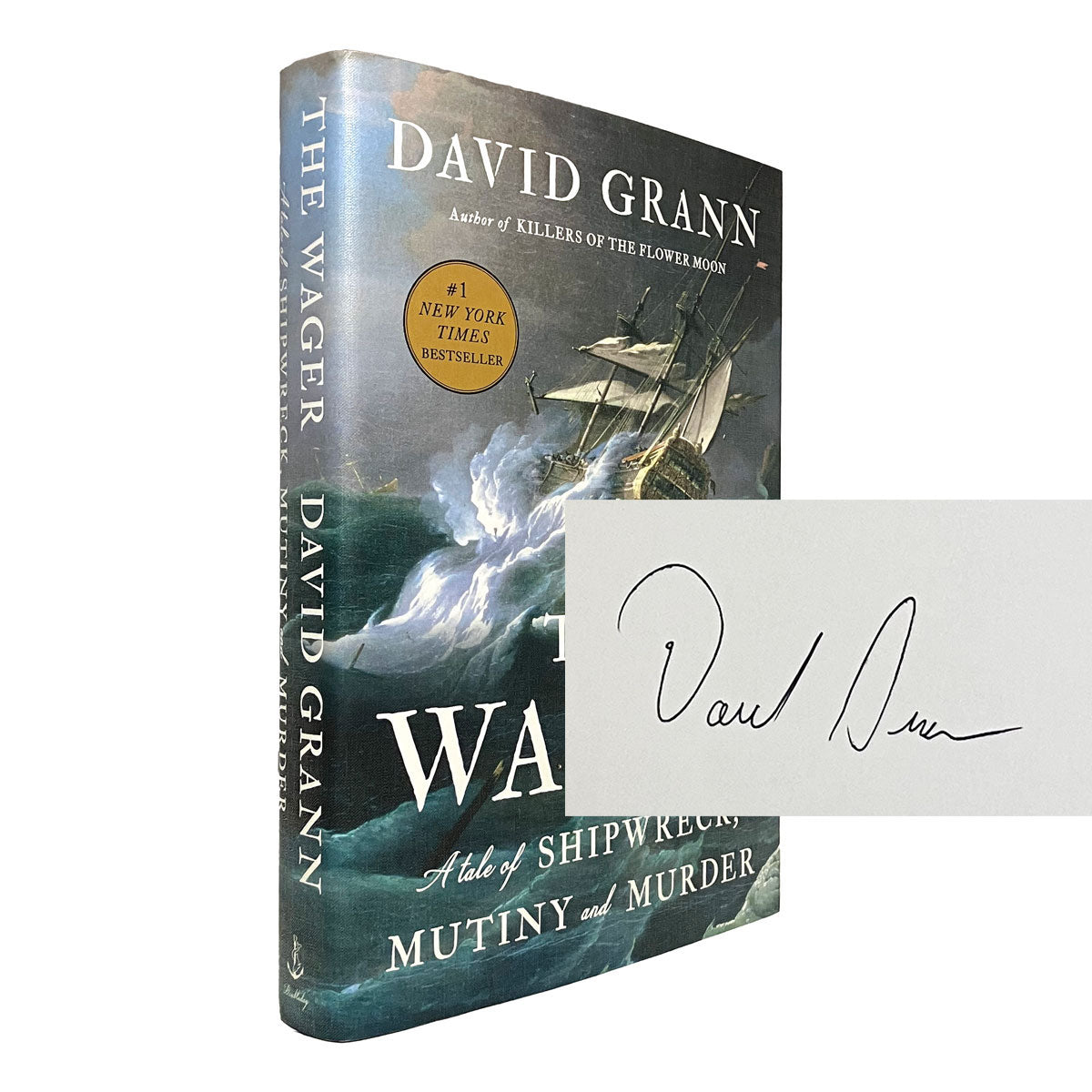 The Wager by David Grann, signed