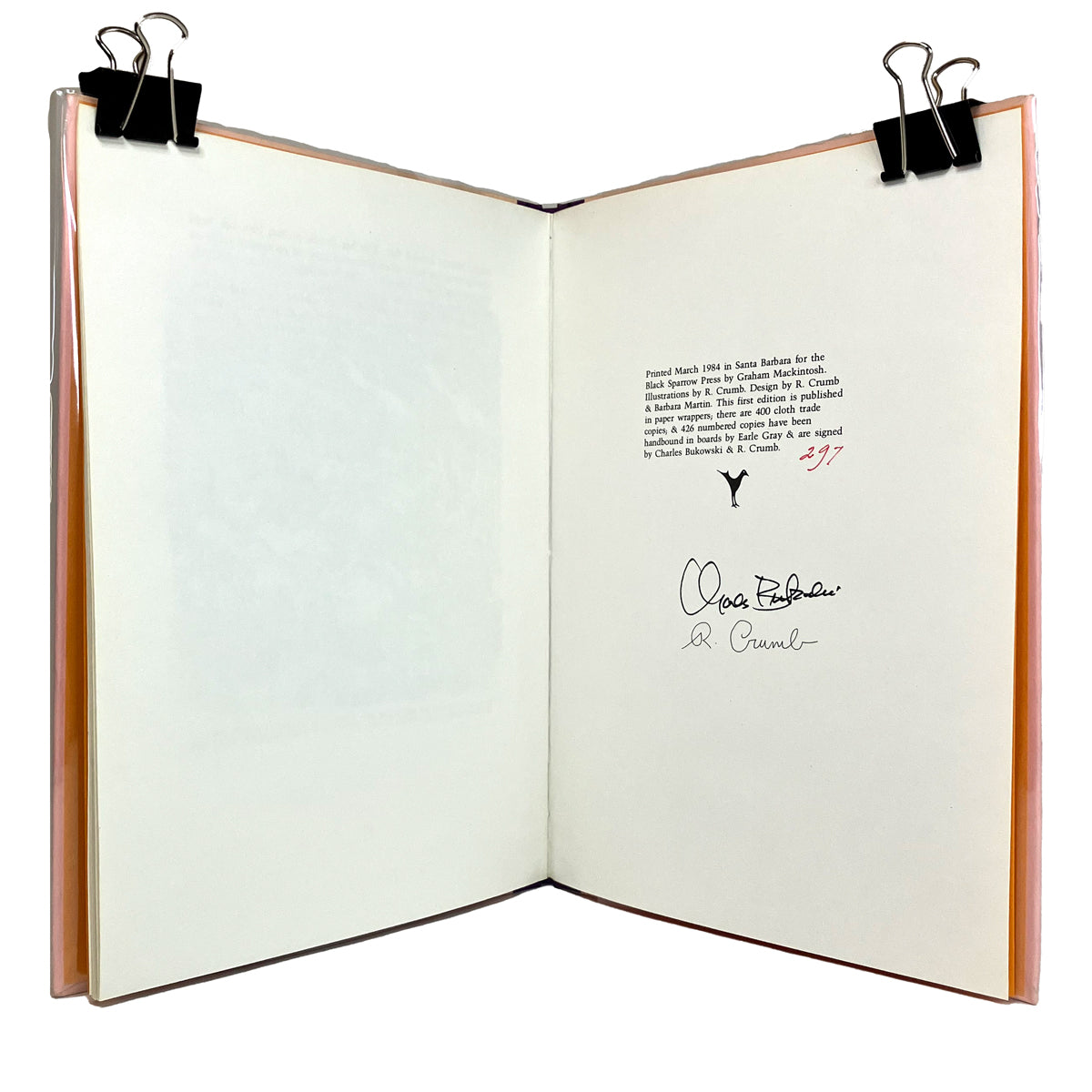 There's No Business by Charles Bukowski, signed