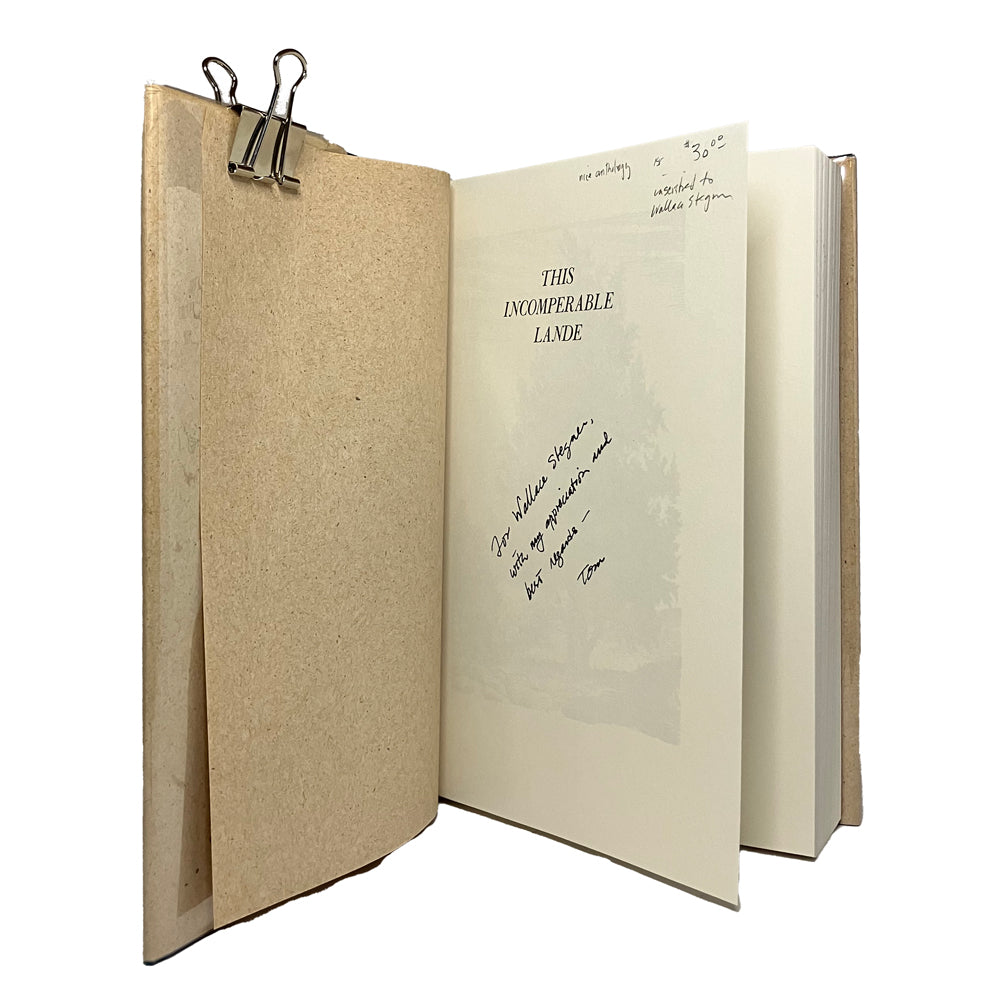 This Incomperable Lande ed. by Thomas J. Lyon, signed
