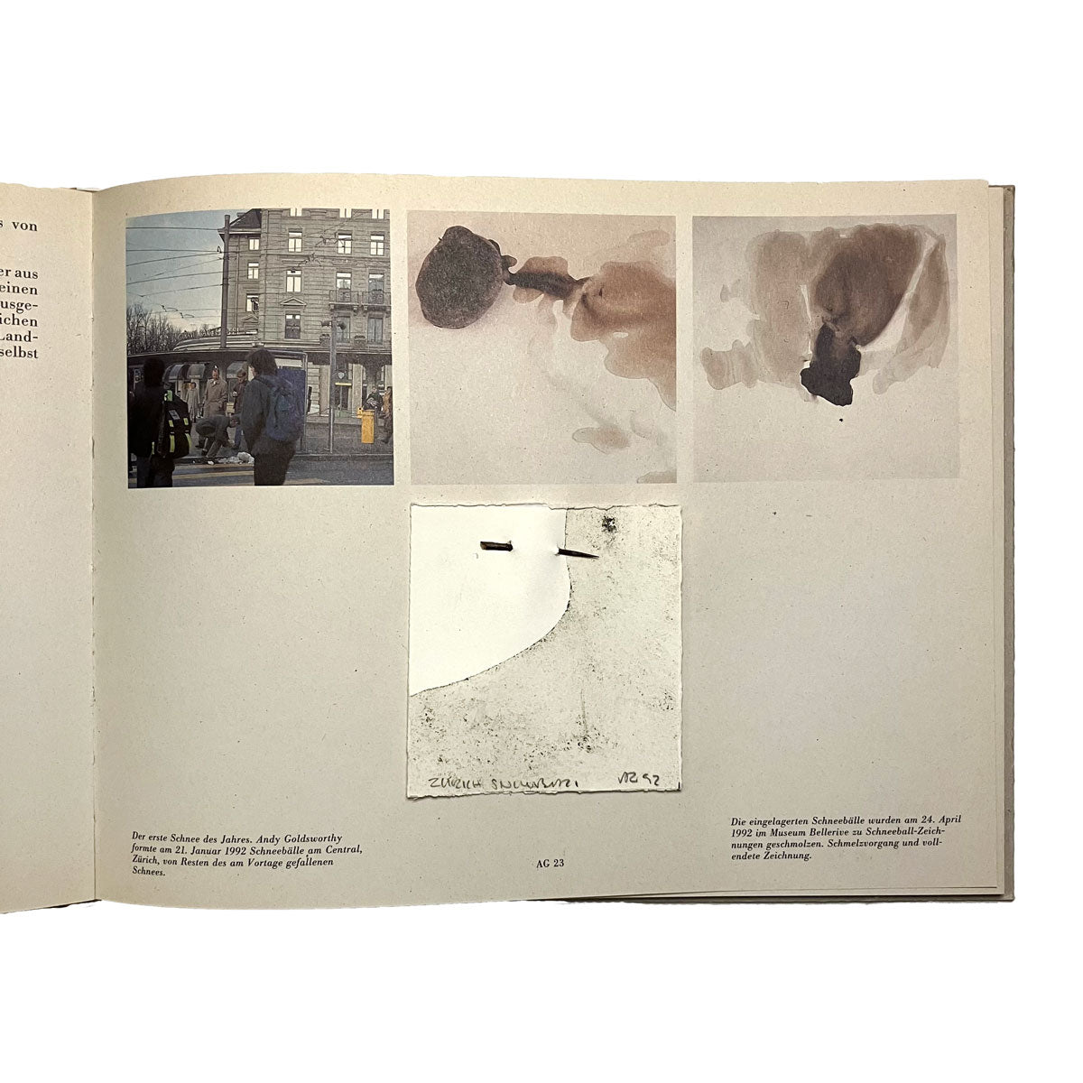 Werden und Vergehen by Andy Goldsworthy, signed