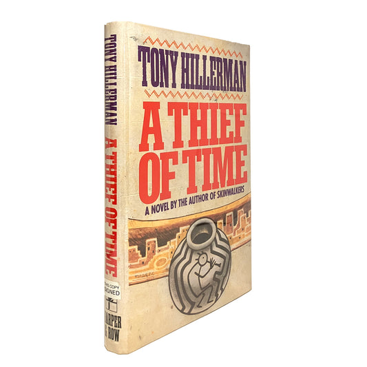 A Thief of Time by Tony Hillerman, signed