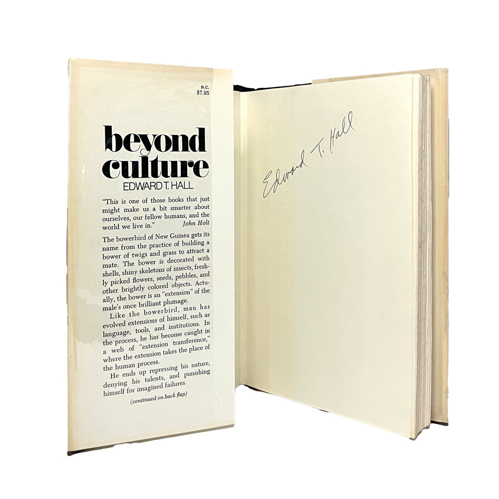Beyond Culture by Edward T. Hall, signed