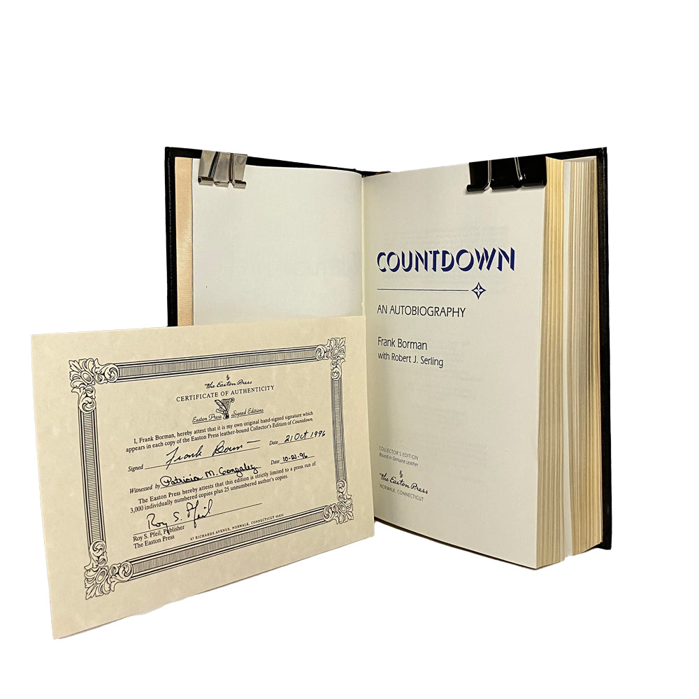 Countdown by Frank Borman, signed