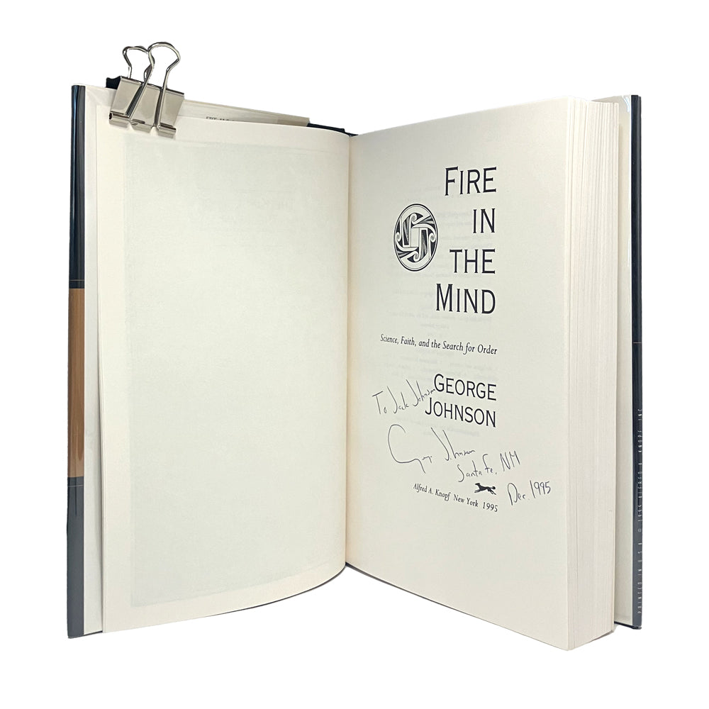 Fire in the Mind by George Johnson, signed