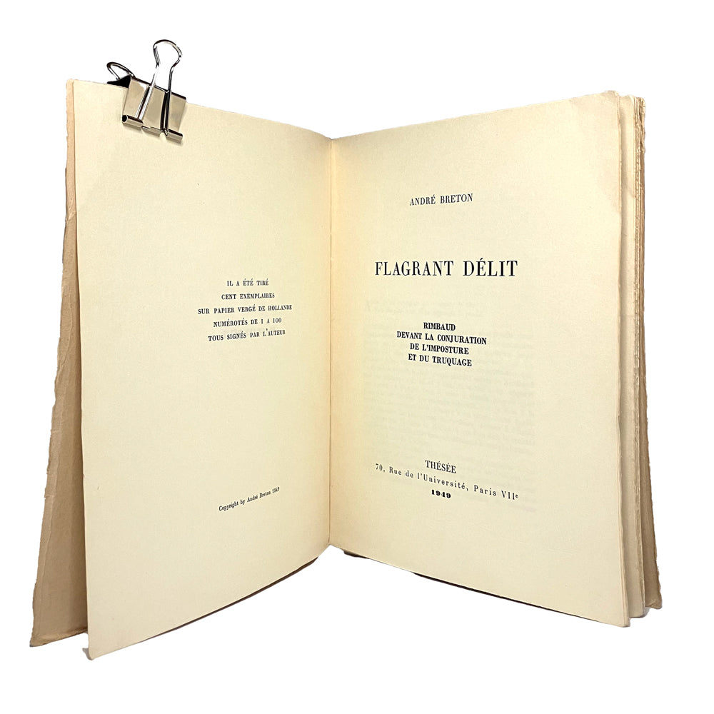 Flagrant Delit by Andre Breton