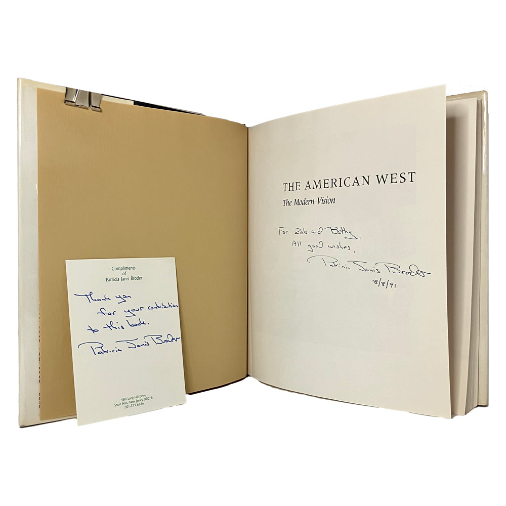 The American West by Patricia Janis Broder, signed