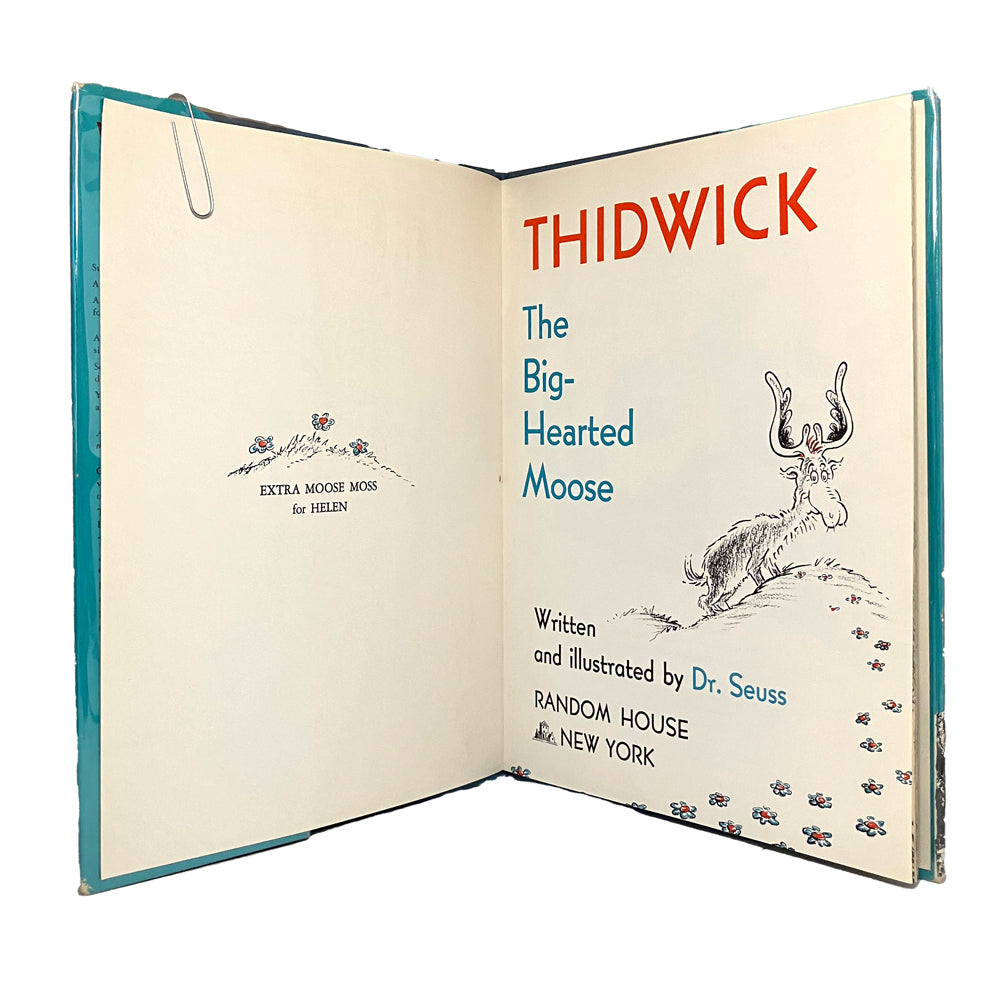 Thidwick the Big-Hearted Moose by Dr. Seuss