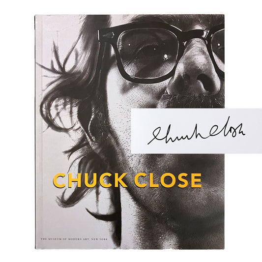 Chuck Close by Robert Storr, signed