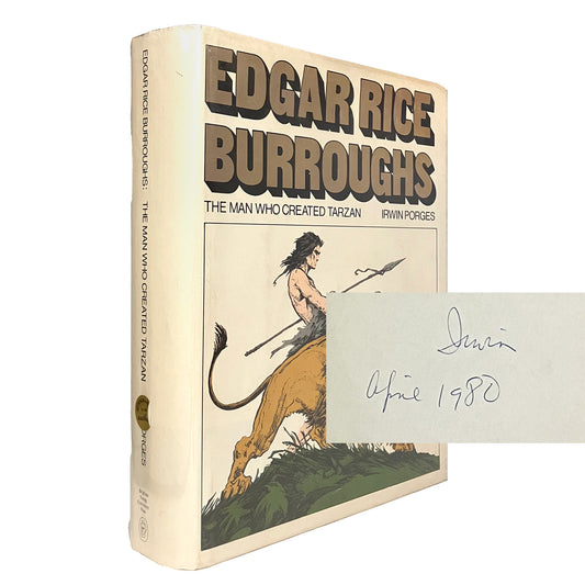 Edgar Rice Burroughs by Irwin Porges, signed