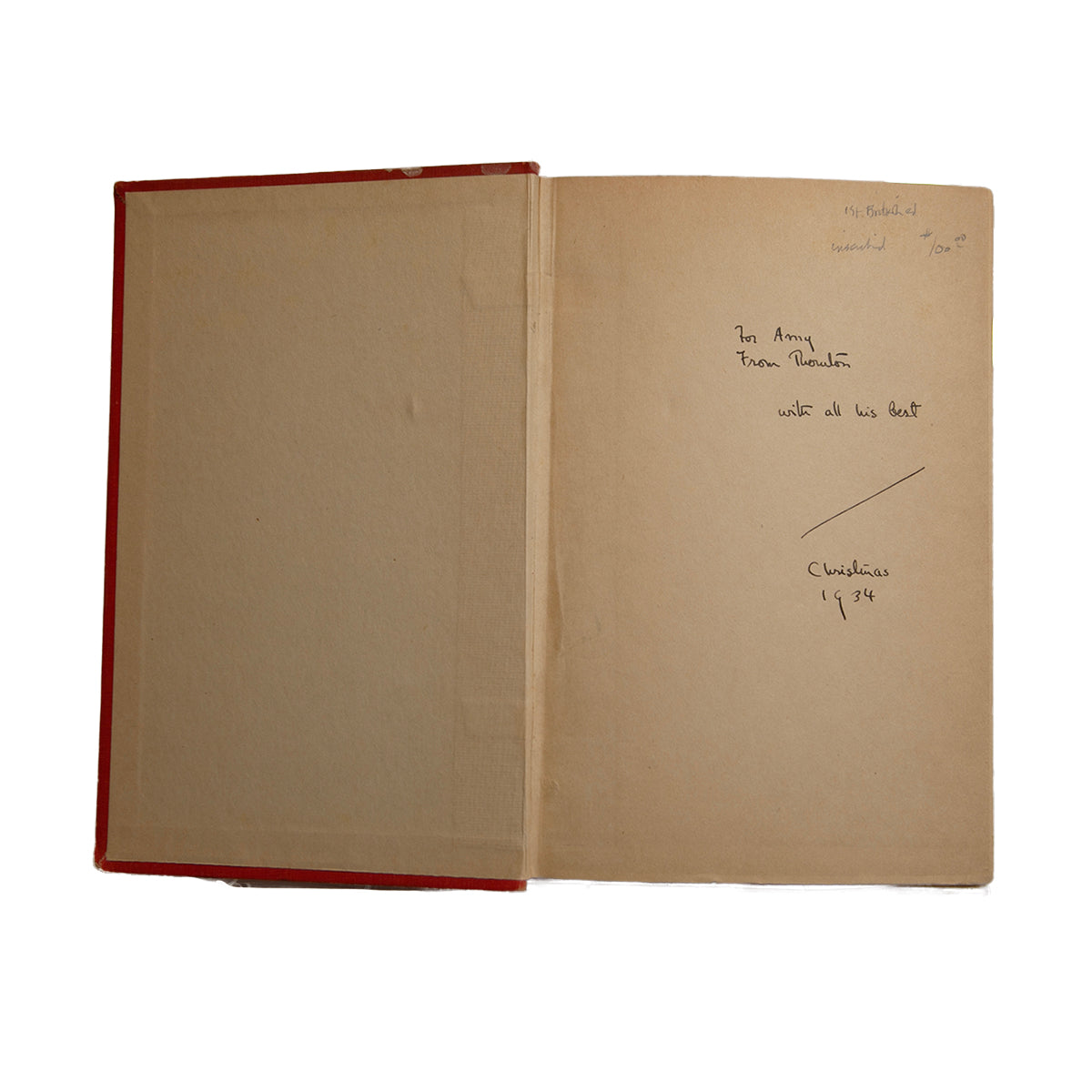 Heaven's My Destination by Thornton Wilder, signed