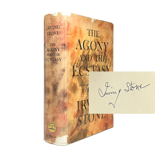 The Agony and the Ecstasy by Irving Stone, signed