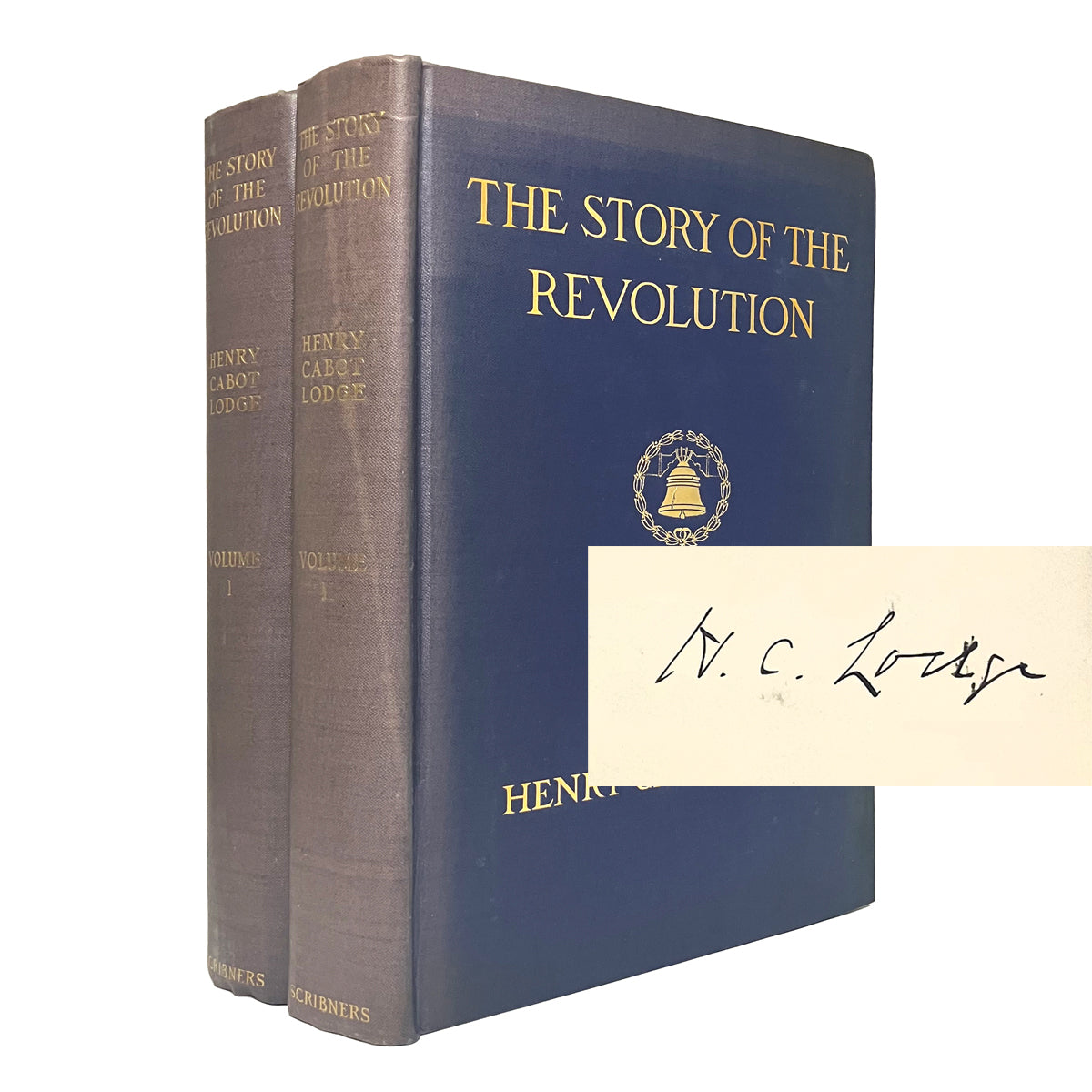 The Story of the Revolution by Henry Cabot Lodge, signed