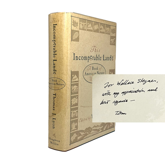 This Incomperable Lande ed. by Thomas J. Lyon, signed