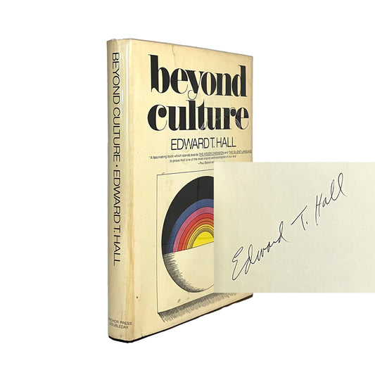 Beyond Culture by Edward T. Hall, signed